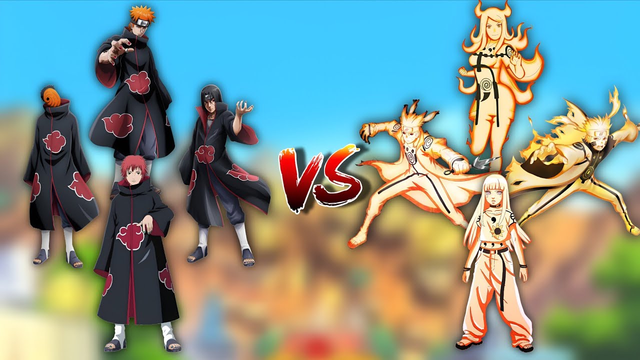 Itachi 🆚 Kushina || Sasuri 🆚 Himawari || Minato 🆚 Obito || Naruto 🆚 Yahiko #naruto