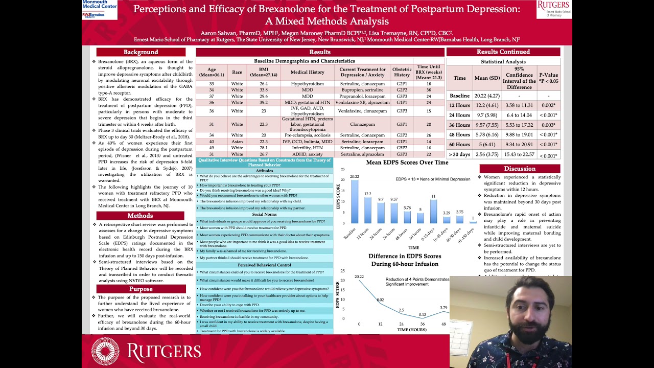 Brexanolone for Postpartum Depression