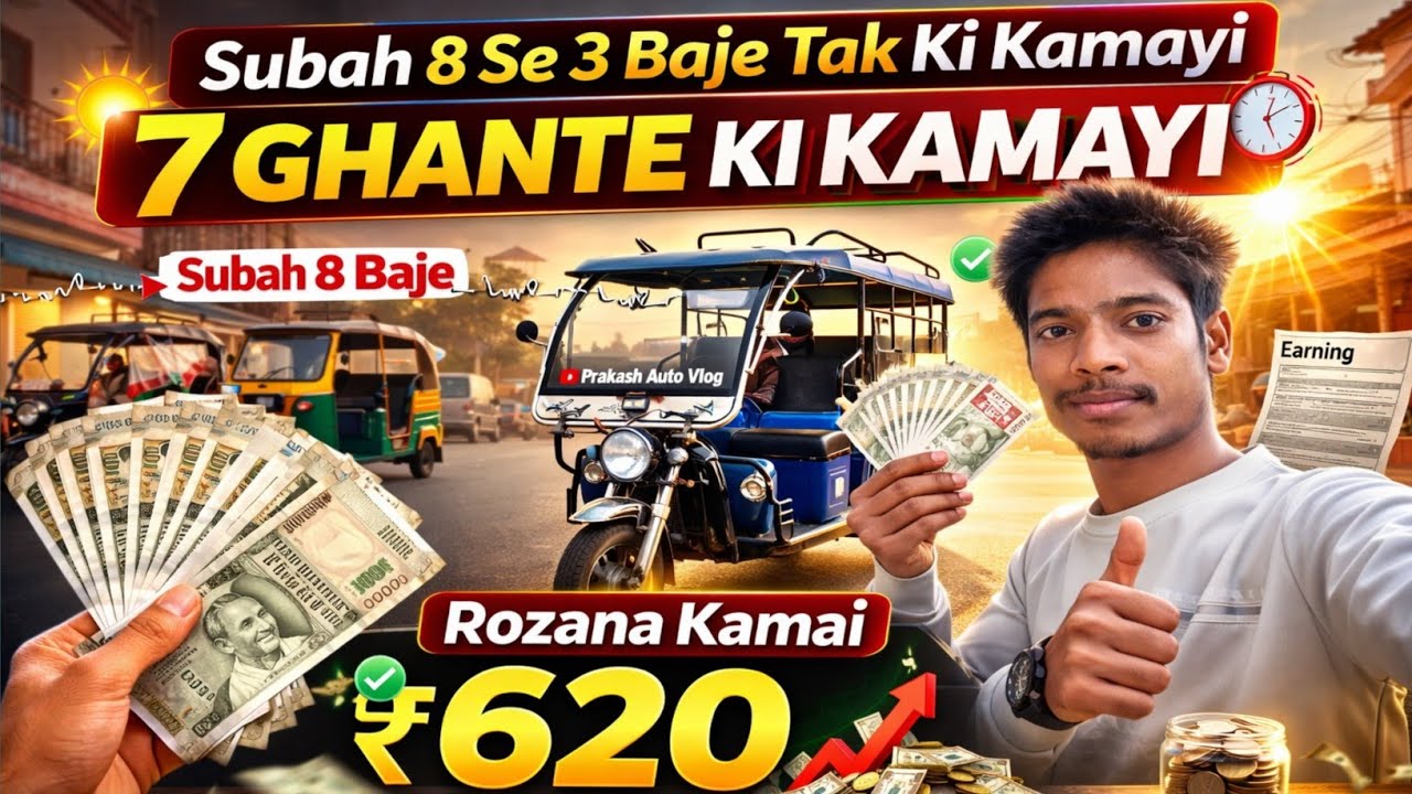 Ganw Bhi Ghuma Apna ☺️.7 Ghante Gadi Chalane Ke Bad .