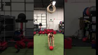 Split Stance Med Ball Throw