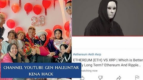 channel youtube gen halilintar kena hack