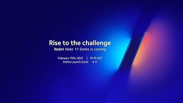 Redmi Note 11 Series Launch