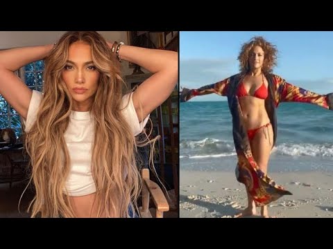 Jennifer Lopez Serves Up Some 'Monday Motivation' in a Red Bikini ...