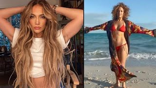 Jennifer Lopez Sets Temperature High In THIS Red Hot Bikini