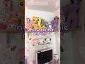 🧸 new plushie shelf ! ^^ #sanrio #mlp #plush #plushies #cutecore #kawaii #cute #shelf #cuteroom