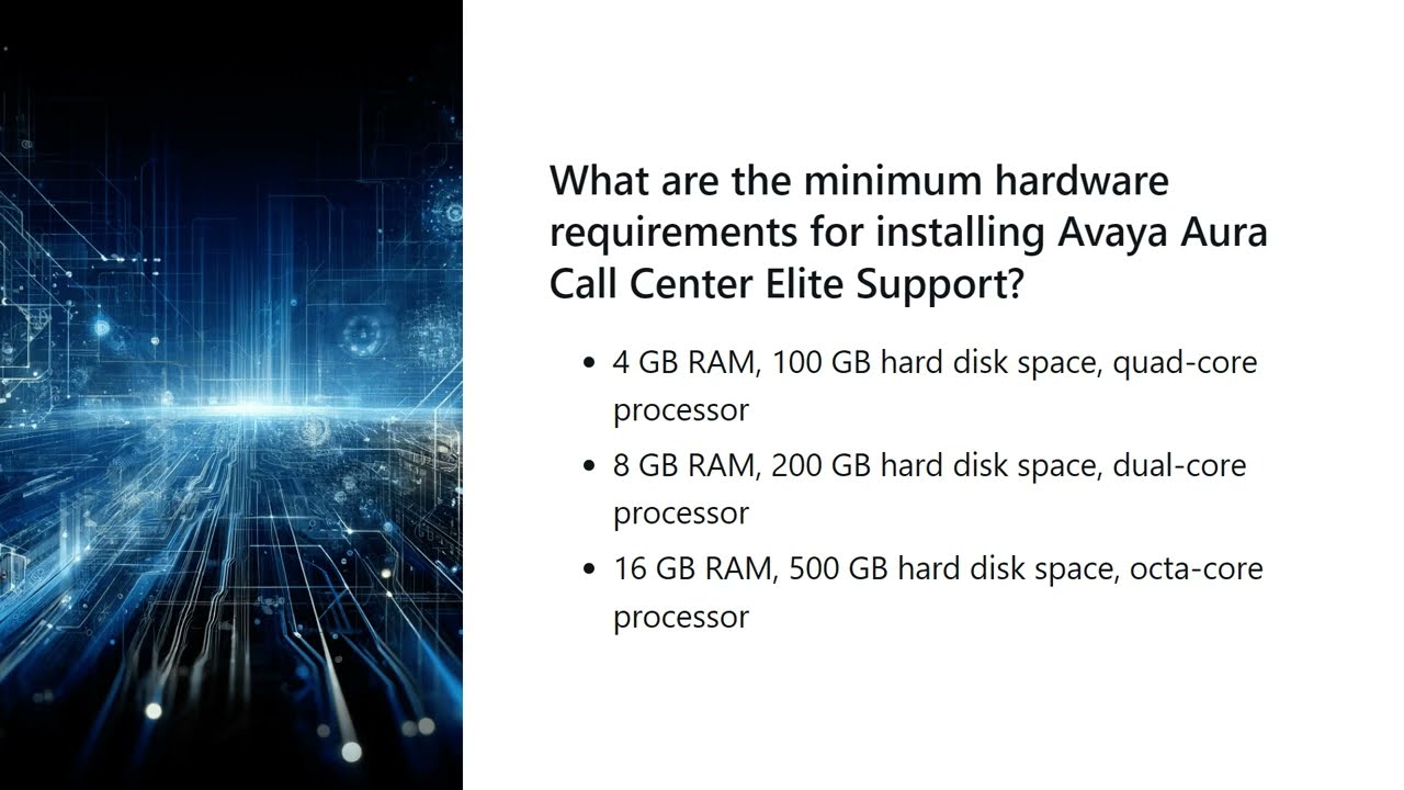 7492X Avaya Aura Call Center Elite Support Exam