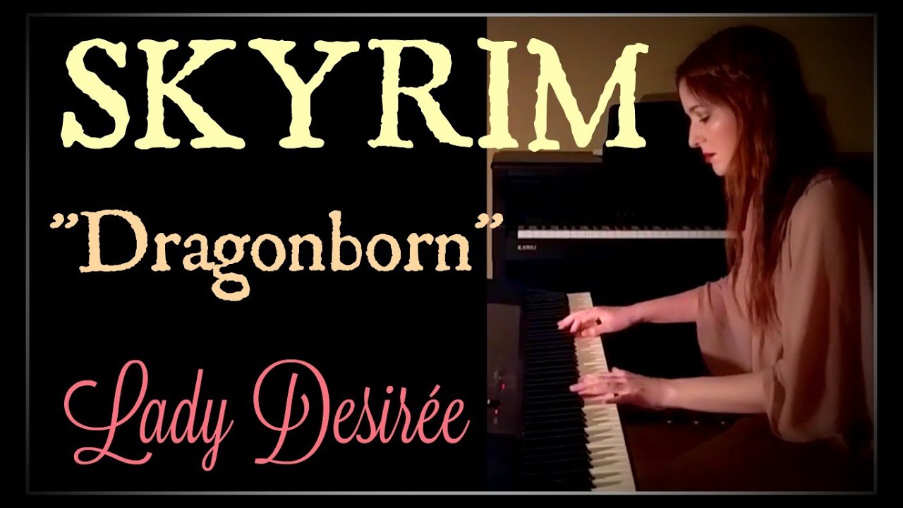 Skyrim "Dragonborn" Piano Cover