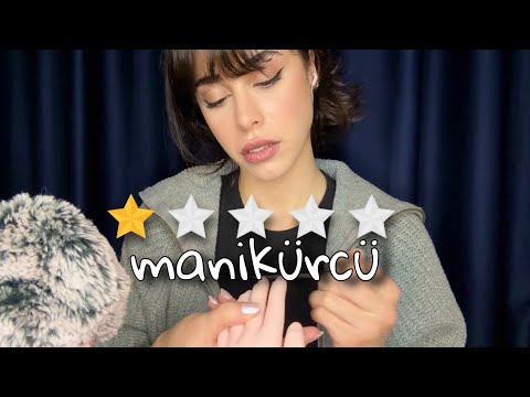 💅🏻 DÜŞÜK PUANLI TIRNAKÇI 🤮 ASMR TÜRKÇE ROLEPLAY