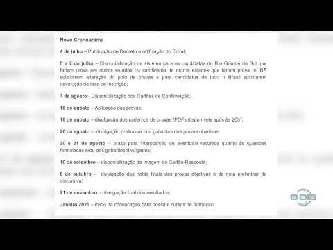 Novidades e cronograma do Concurso Nacional Unificado 08 07 2024