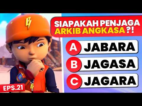 💫SIAPAKAH PENJAGA KAPAL ARKIB ANGKASA ?! 💫 QUIZ BOBOIBOY GALAXY (EPS.21)