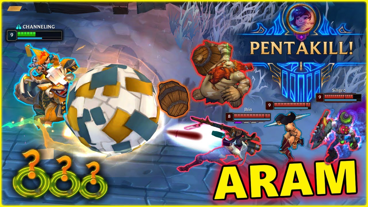 ARAM FUN Best LOL PENTAKILL Moments 2022 #32