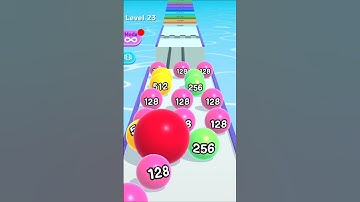 BALL RUN 2048 LEVEL 23 😤 #shorts #android #ios #gaming #gameplay #ballrun2048