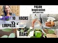 HACKS DE LIMPIEZA PARA EL BANO, PASO A PASO NUESTRO BAÑO SIEMPRE ESTARA LIMPIO/ORGANIZADO