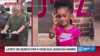 Sheriff gives update on search for Javeayah Harris