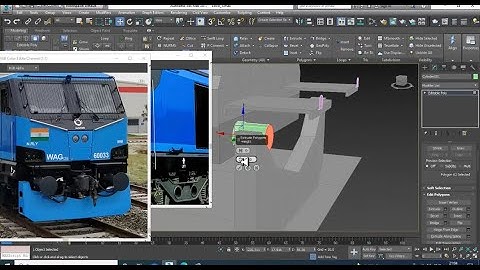3Dsmax Tutorials, Tutorial on 3D Modeling & Texturing a WAG12b Indian locomotive in 3dsmax (Part 1)