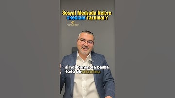 Sosyal medyada her durumda #reklam #işbirliği yazmak gerekiyor mu? #sosyalmedya #örtülüreklam