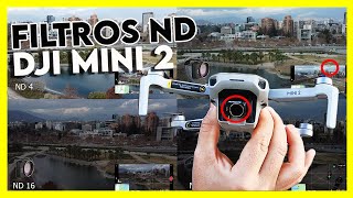 Dji Mini 2 🎬 FILTROS de Densidad Neutra ND en español y Bien explicado