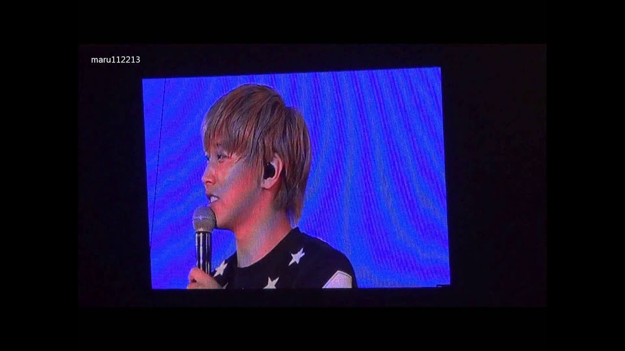(fancam) 131116 ss5 sungmin ending ment