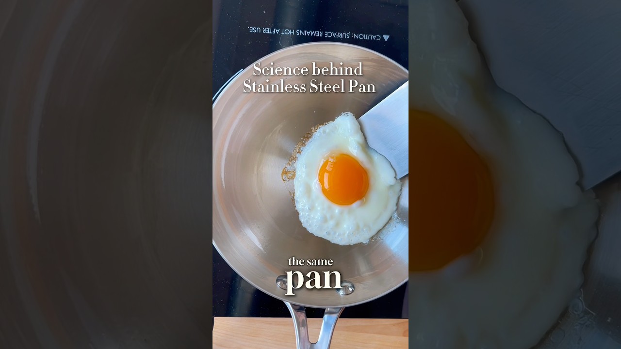 Why food sticks to stainless steel pans 