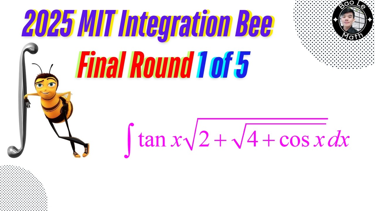 Breaking Down 2025 MIT Integration Bee Final Round – Problem 1 of 5