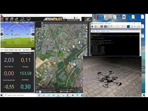 Drone with ArduPilot Pixhawk4, Raspberry Pi3 and camera