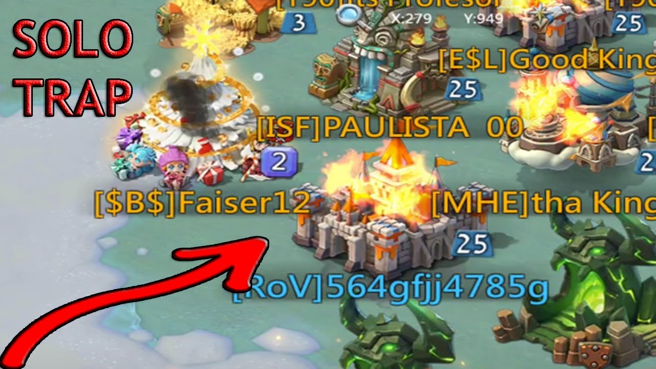 Solo Trap Under Attack / Let's Have Some Fun - Lords Mobile