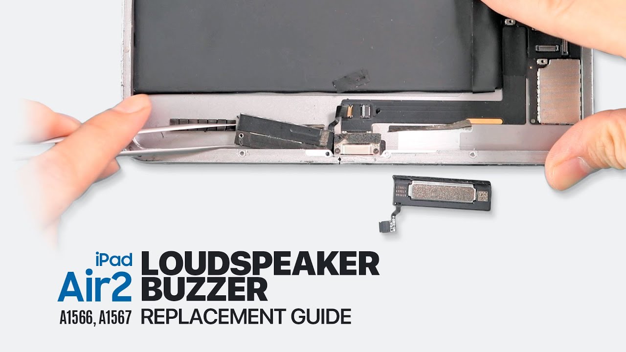 Ontembare Herhaald Illustreren iPad Air 2 Loudspeaker Replacement | Sound - YouTube