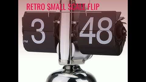 Retro-Small-Scale-Flip-Clock