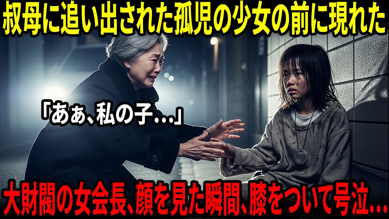 【人生逆転ストーリー】叔母に追い出された孤児の少女の前に現れた大財閥の女会長...その顔を見た瞬間、膝をついて号泣するが... 人生の哲学 | 人生│生き方│教訓