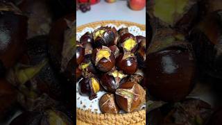 Sugar Roasted Chestnuts ? shorts food youtubeshorts