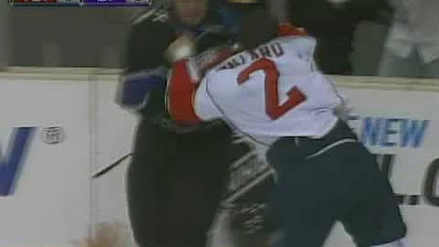 Keith Ballard vs Kyle Calder Nov 6, 2008