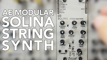 AE Modular - Solina String Machine Sound Demo (Superbooth 2019) #TTNM