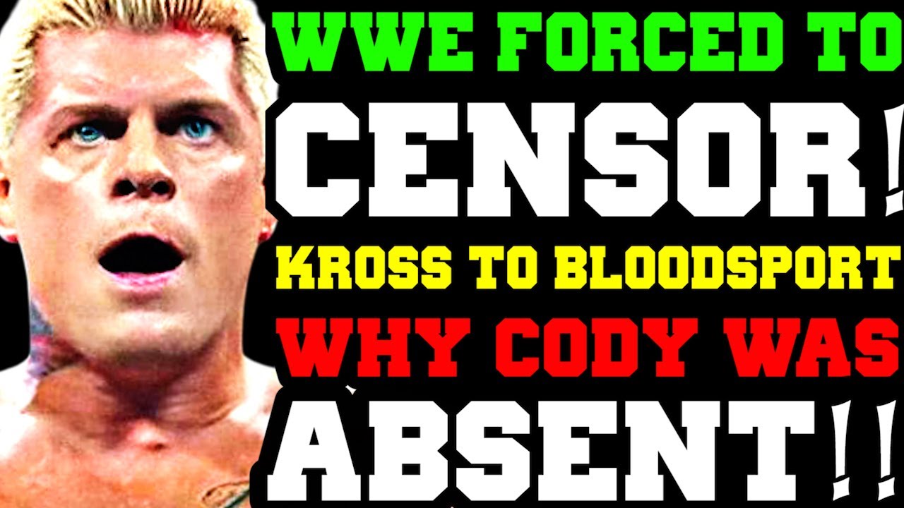 WWE News! WWE FORCED To CENSOR! Why CODY Missed Smackdown? Bo Dallas CLEARED! Aleister Black Return