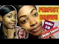 EYEBROW TUTORIAL|HOW TO: QUICK &amp; EASY BEGINNER FRIENDLY BROWS| STEP BY STEP|UNDER $10 UNDER 5MINS|