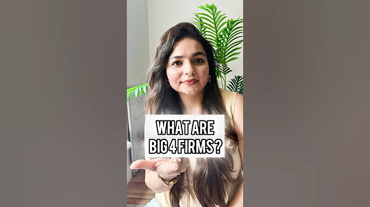 Big 4 Firms Explained in 40 Seconds! #big4 #deloitte #kpmg #ey #pwc #ca  #charteredaccountant #icai