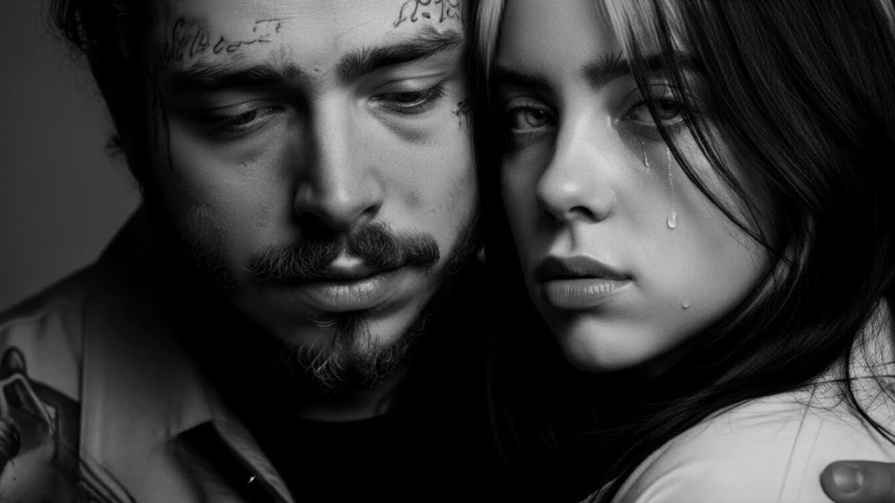 Post Malone ft. Billie Eilish – Flames of Desire (Lyrics Video)