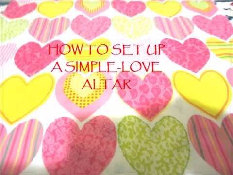 Come impostare UN AMORE ALTARE