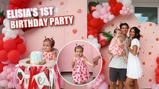 ElISIA&#39;S 1ST BIRTHDAY PARTY!! preparing, setting up &amp; opening gifts