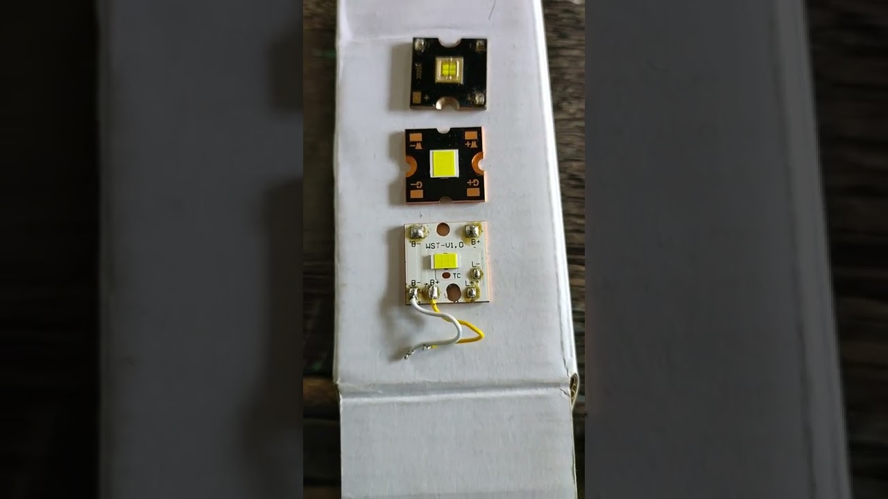 Chip Emiter Led Osram 60W vs Mcp 7070 vs Wst