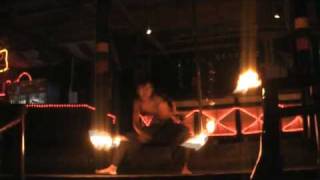Phi Phi Islands Fire Show At The Apache Bar 2007