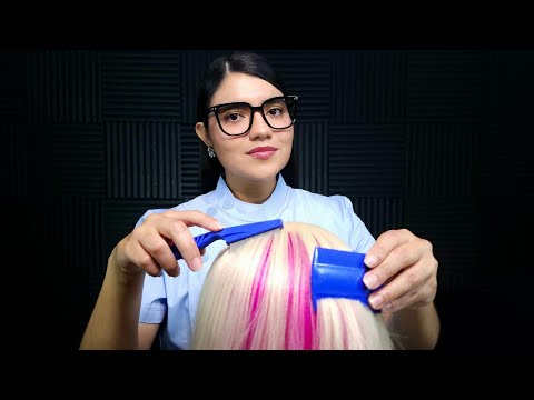 ASMR Enfermera te saca los PIOJOS y LIENDRES / Roleplay Realista