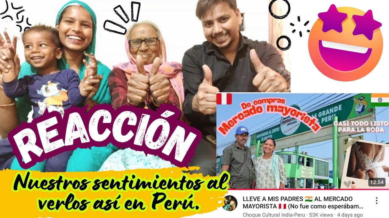 REACCIÓN✨~ Nuestros sentimientos al verlos asi en Peru 🇦🇹 ~mercado mayorista