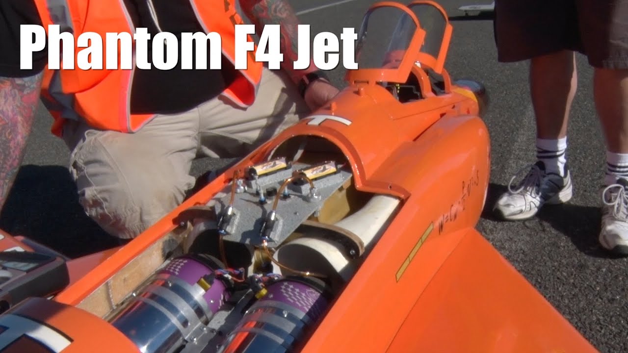 RC Jet Twin Turbine Airplane Phantom F4