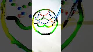 🖌️🎨🌈Satisfying water colour mixing Rangoli art drawing 🖌️🎨🌈#satisfying #youtubeshorts #viral #video