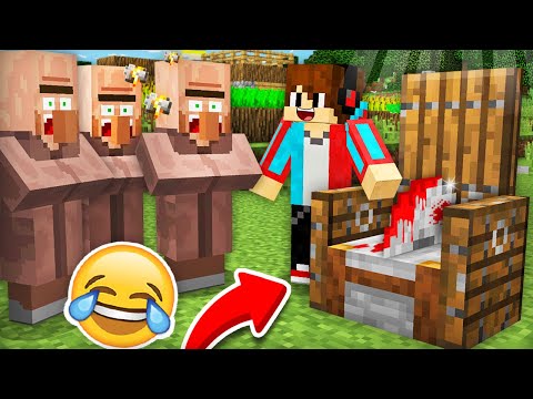 5 ЛУЧШИХ ПОСТРОЕК ДЛЯ ТРОЛЛИНГА ЖИТЕЛЕЙ В МАЙНКРАФТ | Компот Minecraft