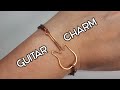 Wire guitar charm wire wrapping tutorial diy jewelry