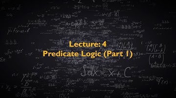 Discrete Mathematics CS210 - Lecture 4 - Predicate Logic (Part 1)