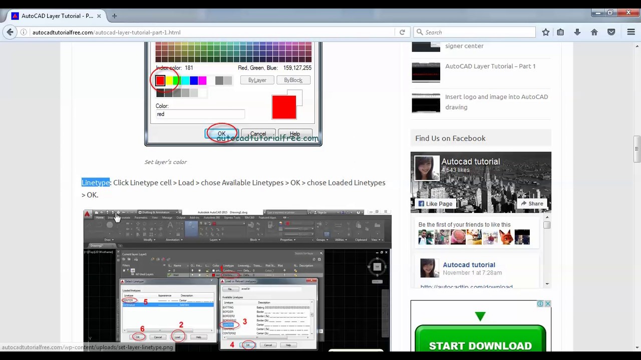 AutoCAD Layer Tutorial - Part 1 - YouTube