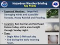 5/10/14 Severe Weather Briefing -Created 6AM