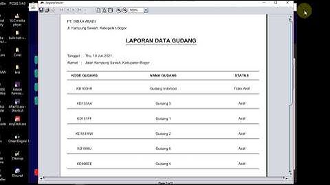 Demo Aplikasi Program Manajemen Barang Berbasis Dekstop Mengunakan Java Netbeans 12